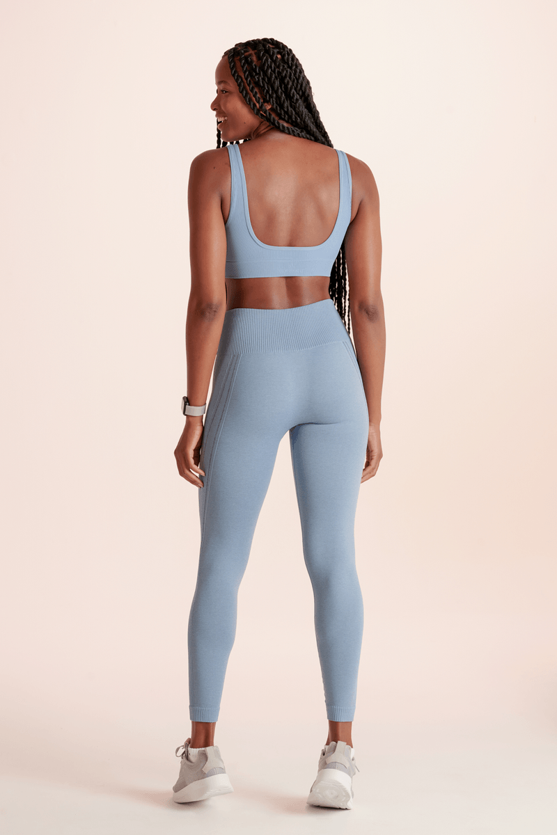 Legging Lupos Azul Detalhe